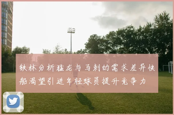 铁林分析猛龙与马刺的需求差异快船渴望引进年轻球员提升竞争力